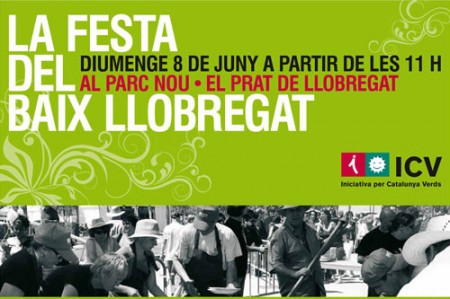 JOAN SAURA PARTICIPA AQUEST DIUMENGE A LA 14a FESTA DEL LLOBREGAT D’ICV en el prat de llobregat