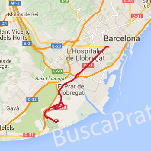 Autobuses en El Prat 