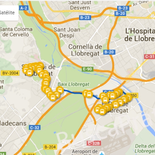 Autobuses en El Prat 
