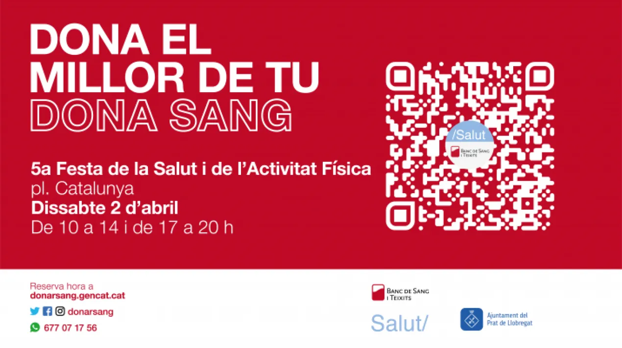 Cal demanar cita prèvia al Banc de Sang i Teixits  Vols col·laborar amb la donació de sang? Encara que no puguis donar, pots col·laborar amb les persones que necessiten sang. Aquí pots deixar les teves dades per col·laborar: https://donarsang.gencat.cat/ca/vull-col-laborar/voluntaris/Veure més
