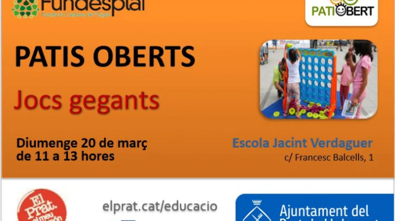 Ens agrada jugar i és molt divertit fer-ho per la porta gran! Us presentem jocs gegants, de fàcil manipulació per compartir amb tots aquells infants i famílies que vulguin passar un diumenge ben divertitVeure més