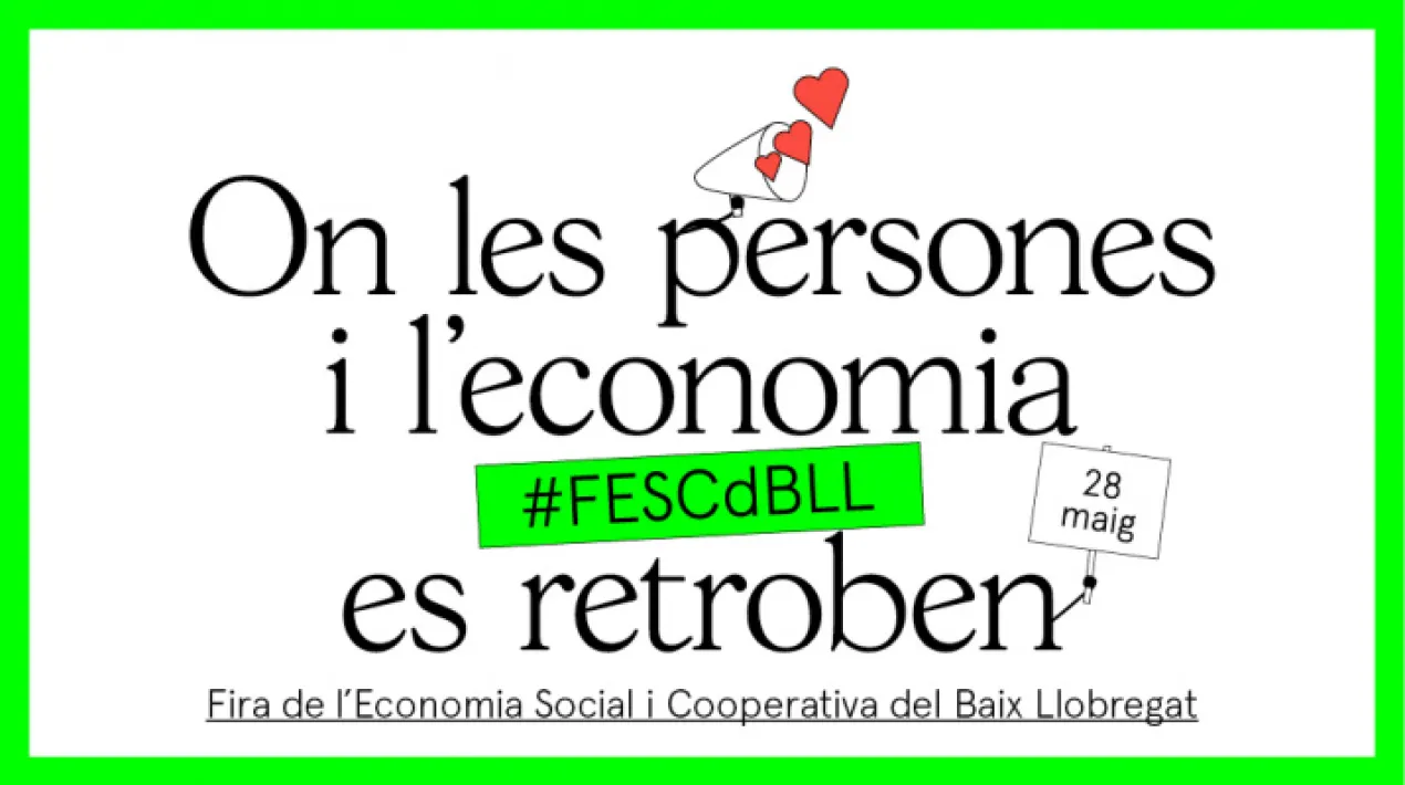 La FESCdBLL acull una representació de les principals empreses i entitats de l’economia social i cooperativa del Baix Llobregat. Per donar a conèixer els visitants que una altra economia ja està aquí i pot oferir solucions en tots els àmbits del consum: l’habitatge, l’alimentació, les comunicacions, el transport, el finançament, etc. Segur que entre totes les idees, projectes i serveis que hi trobareu, hi haurà temes que us interessen per millorar els vostres serveis i aportar valor social a la comunitat. Converses i xerrades: Entre d’altres, a les 11:30 hores, es farà una taula rodona anomenada “Una mirada feminista a la economia social i solidària” Activitats: Diverses activitats relacionades amb l’economia circular i l’aprofitament alimentari a càrrec, entre d’altres, de la Fundació Espigoladors i la Fundació Rubricatus Projeccions audiovisuals: Carpa especial on es projectaran audiovisuals produïts per les entitats i empreses participants. Circ i actuacions musicals:  a les 12:30 hores, l’espectacle de circ Ricky el professor de tennis. A les 13:30 hores, el rock pratenc de les HEIDI ANG THE BOOVIES. A les 19 hores, actuació de PELAT I PELUT en acústic. A les 20:30 hores, actuació de les MARUJA LIMÓN. Presentats pel Festival Esperanzah Cantina i dinar cooperatiu Les Contrabandistes: Durant tot el dia funcionarà aquesta barra, especialment dedicada a la cervesa artesana cooperativa de Les Contrabandistes. A l’hora de dinar, es podrà comprar ticket.Veure més