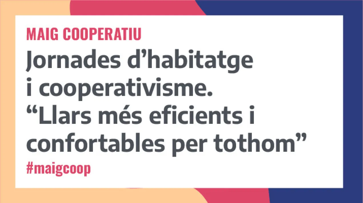 Jornada adreçada a persones interessades en millorar eficiència energètica de la seva llar, responsables i tècnics locals, al càrrec d’habitatge o emergència climàtica. Modera:  Pere Rusiñol (Alternativas Economicas) Contingut de la jornada:  10h .- Xerrada especialitzada introducció a la jornada amb una visió general de la situació actual a càrrec de Joaquim Arcas Abella ( Director executiu i soci fundador de Cíclica [space · community · ecology]) Dr. Arquitecte i Ms. Arquitectura, Energia i Medi Ambient 10’45h .- Preguntes i debat 11h  Pausa cafè 11’30h  Taula 1: Experiències locals d’eficiència energètica i ajudes locals per a la rehabilitació. Amb  la Casa Energia de l'Ajuntament del Prat, un representant de Medi Ambient a la Diputació de Barcelona i la presentació del Decàleg de propostes de la Xarxa de sobirania energètica pels Ajuntaments. 12’40h  Taula 2: Rehabilitar. Per on començo i qui m’ajuda. Amb Jorge Romero de La Rachola,   Azimut  i  ICAEN Pausa dinar 13’30h a 15’30h Desenvolupament de la Jornada tarda 15’30h a 17’30h Taller 1: Comencem una cooperativa d’habitatge, conduit per FACTO i COV Taller 2: Rehabilitem l’edifici, conduit per La Rachola i Raons cov-elprat.comVeure més