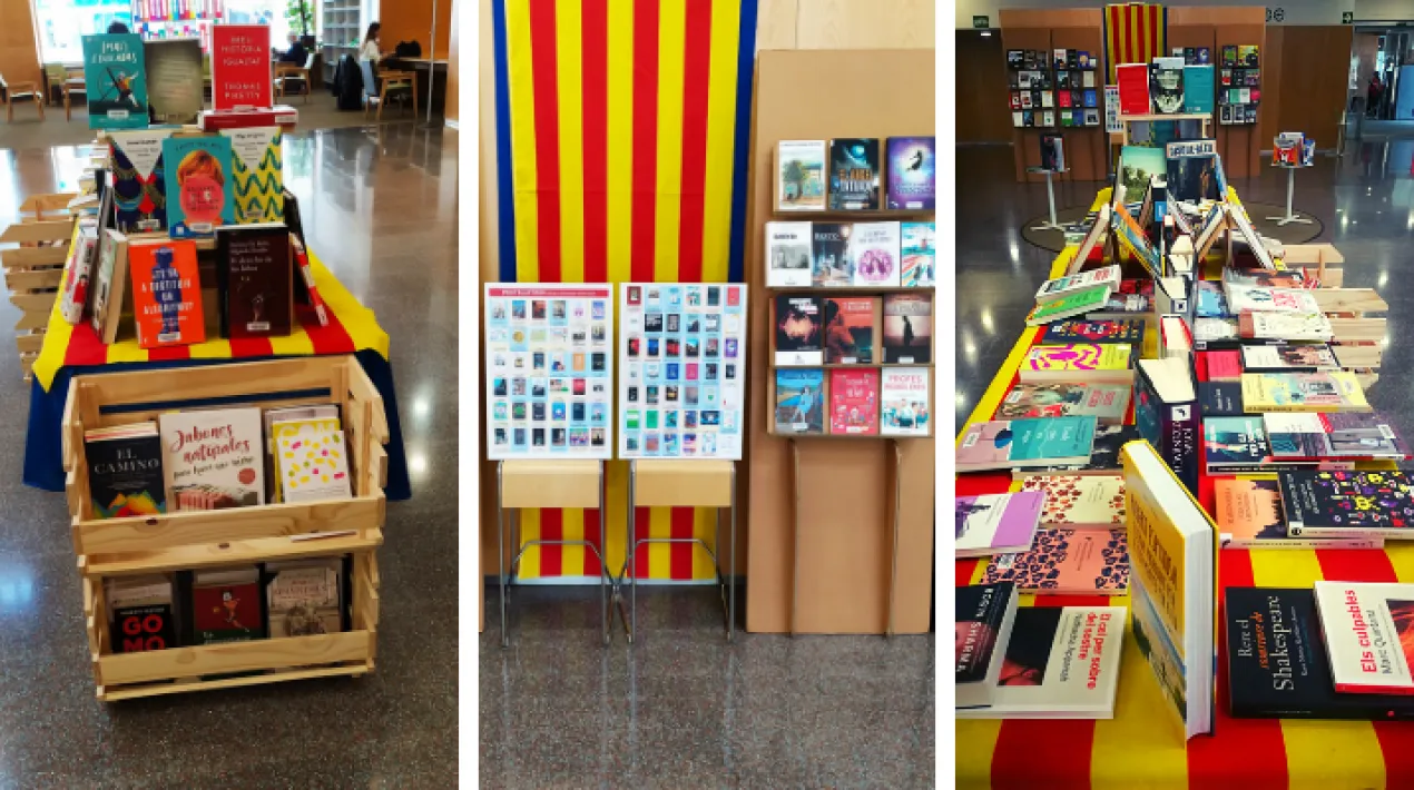 Des de la Biblioteca ens avancem al Dia internacional del llibre, 23 d'abril, que coincideix amb la festivitat de Sant Jordi, amb una mostra bibliogràfica de les últimes novetats editorials organitzada en tres espais: novetats de novel·la, juvenil, còmic i coneixements, novetats infantils i novetats de col·lecció local editats entre 2019 i 2022. Veure més