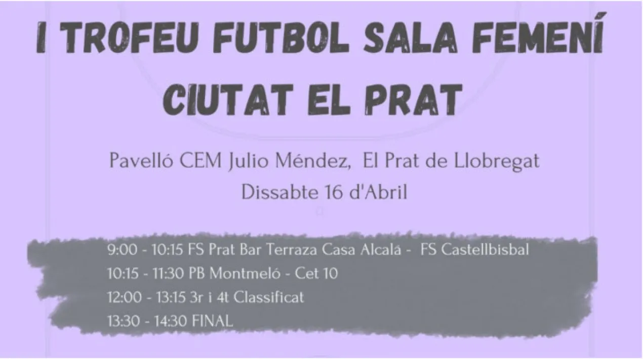 Quadrangular de futbol sala en categories de promoció Veure més