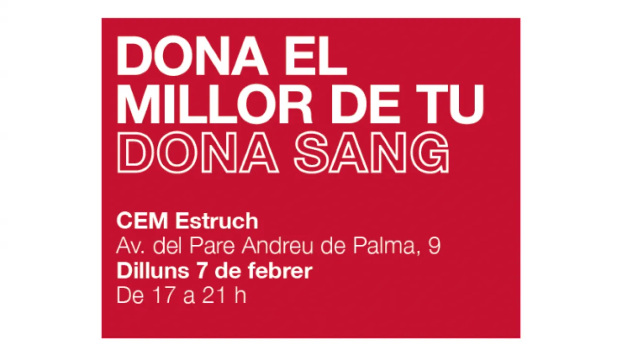 Cal demanar cita pr&egrave;via al&nbsp;Banc de Sang i Teixits&nbsp; Vols col&middot;laborar amb la donaci&oacute; de sang? Encara que no puguis donar, pots col&middot;laborar amb les persones que necessiten sang. Aqu&iacute; pots deixar les teves dades per col&middot;laborar:&nbsp;https://donarsang.gencat.cat/ca/vull-col-laborar/voluntaris/Veure m&eacute;s