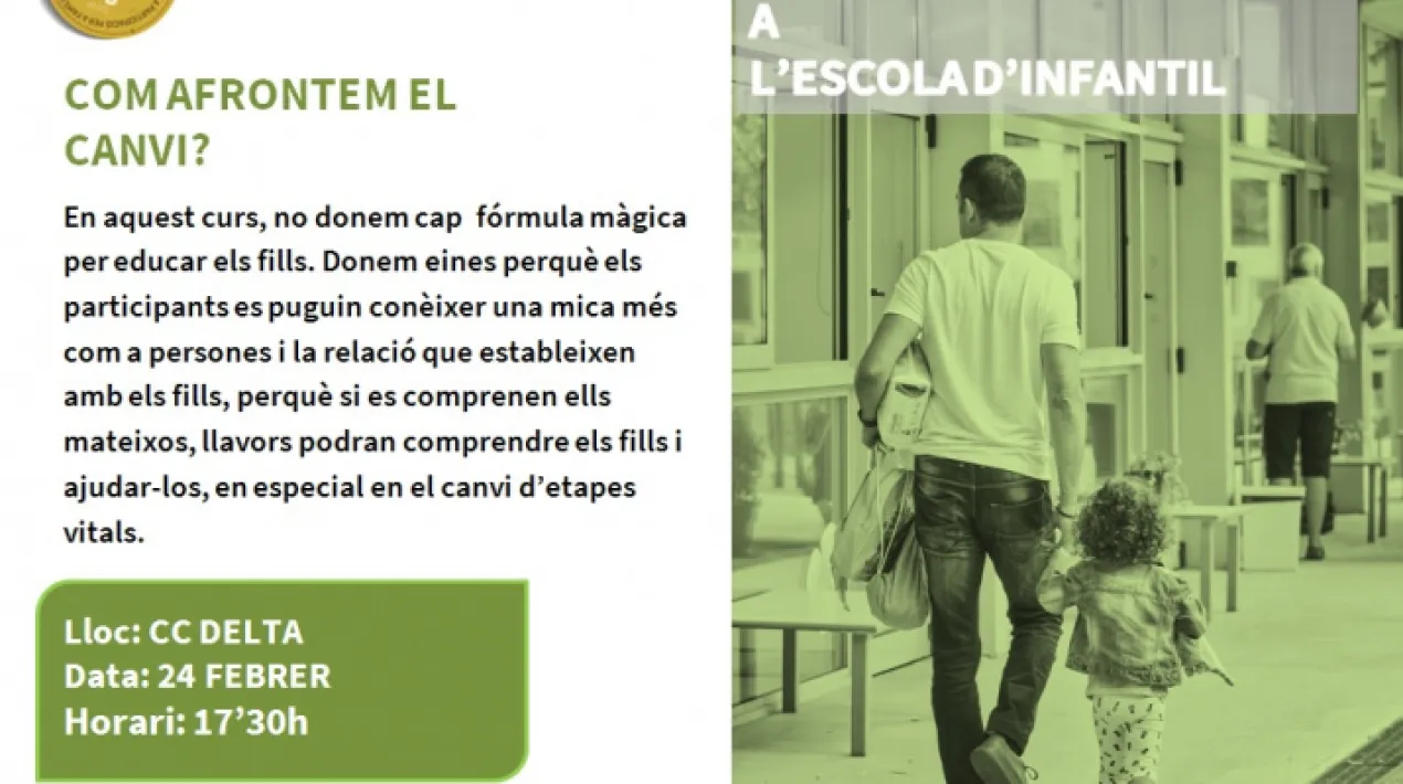En aquest curs, no donem cap &nbsp;f&oacute;rmula m&agrave;gica per educar els fills. Donem eines perqu&egrave; els participants es puguin con&egrave;ixer una mica m&eacute;s com a persones i la relaci&oacute; que estableixen amb els fills, perqu&egrave; si es comprenen ells mateixos, llavors podran comprendre els fills i ajudar-los, en especial en el canvi d&rsquo;etapes vitals. Organitzat pel Pla Educatiu d'Entorn de Sant CosmeVeure m&eacute;s