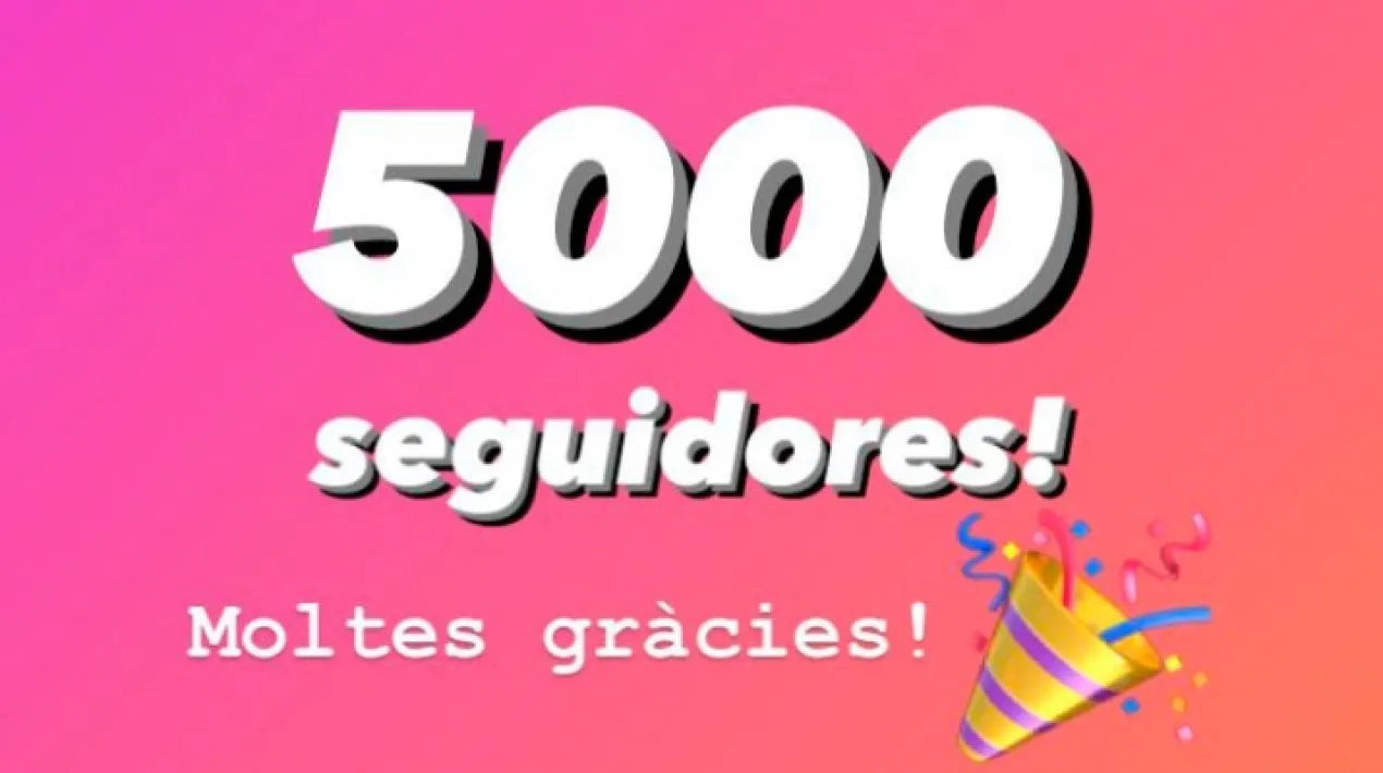  Just quan és a punt de complir el primer any des de la seva obertura, el 24 de gener de 2020, el canal d'Instagram de l'Ajuntament del Prat ja ha arribat als 5.000 seguidors. L'Ajuntament agraeix a totes les persones que segueixen les xarxes socials municipals, com el Twitter, que recentment ha assolit els 10.000 seguidors, o el Telegram, que en plena pandèmia ha disparat el nombre de persones que el fan servir per rebre missatges del consistori.Veure més
