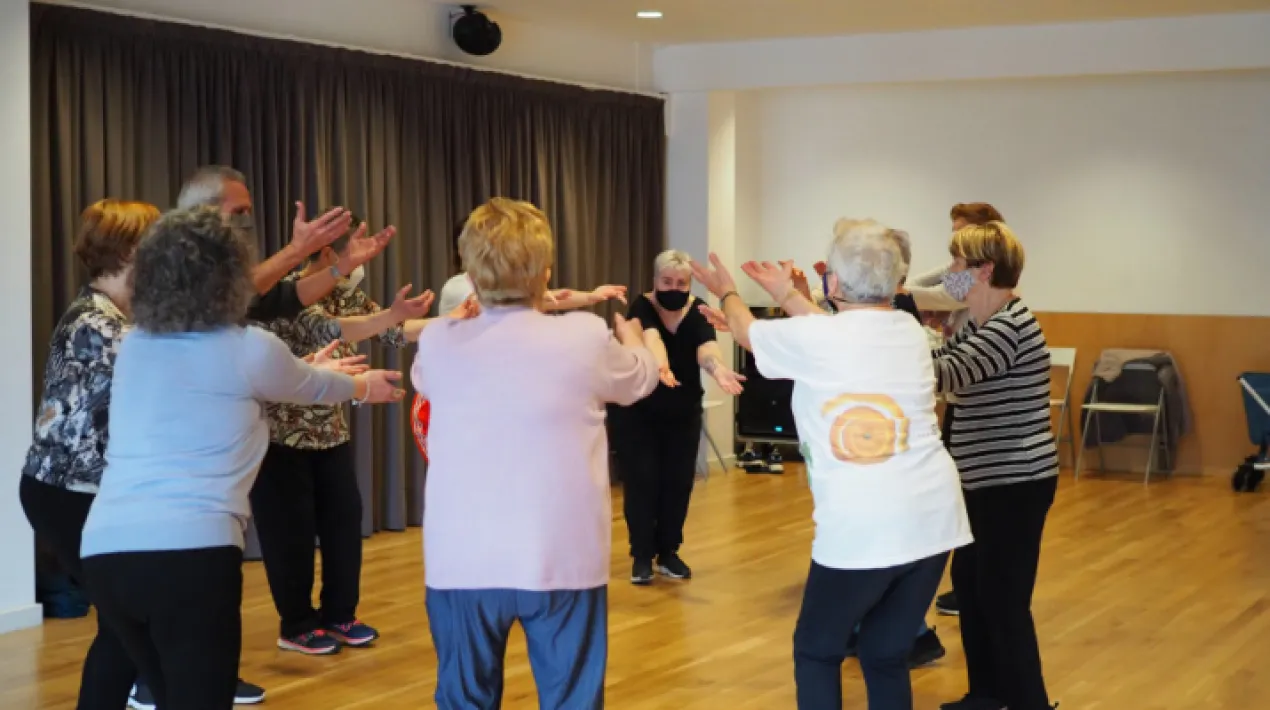 Mostra oberta a la comunitat en què el grup de gent gran que forma part del projecte 