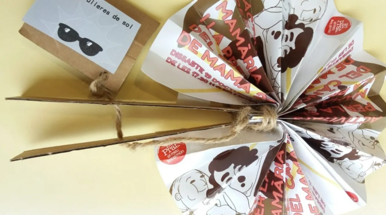 A l'abril, ja comença el bon temps, per això un dels fils conductors de la carpa de Gent Gran serà la prevenció solar i l'autocura quan fa molta calor. L'objectiu del taller infantil continuat és que els infants i les persones adultes i grans que ho desitgin facin un pai-pai amb materials reciclats, escollint un dels missages existents relacionats amb la cura que s'ha de tenir amb el sol i les altes temperatures. Es tracta de recordar unes senzilles i entenedores recomanacions per protegir-nos.Veure més