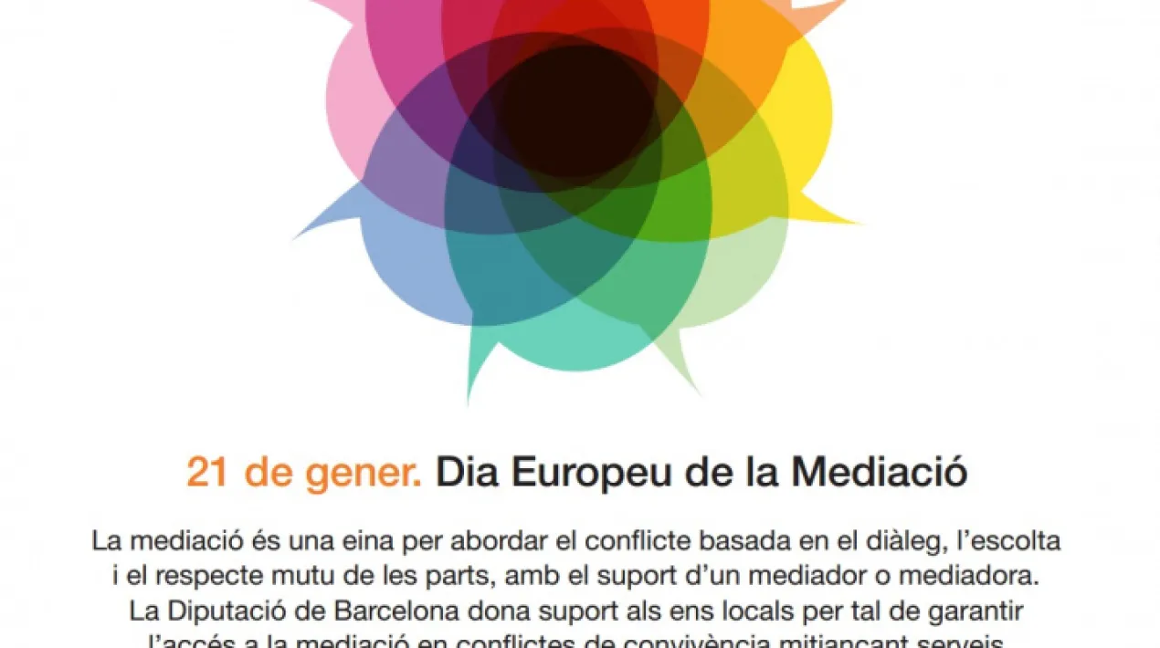 En commemoraci&oacute; del Dia de la Mediaci&oacute; s&rsquo;organitza un taller reflexiu sobre l&rsquo;evoluci&oacute; dels conflictes a trav&eacute;s del relat de la pel&iacute;cul&middot;la &ldquo;Un Dios Salvaje&rdquo; de Roman Polanski, que aborda una situaci&oacute; problem&agrave;tica entre dues fam&iacute;lies despr&eacute;s d&rsquo;un enfrontament dels seus fills al pati de l&rsquo;escola i com el conflicte va escalant. A partir del visionat de la pel&middot;l&iacute;cula s&rsquo;obrir&agrave; un espai de reflexi&oacute; que permetr&agrave; con&egrave;ixer les eines claus per una gesti&oacute; positiva i transformadora dels conflictes per veure&rsquo;ls com una oportunitat.Veure m&eacute;s