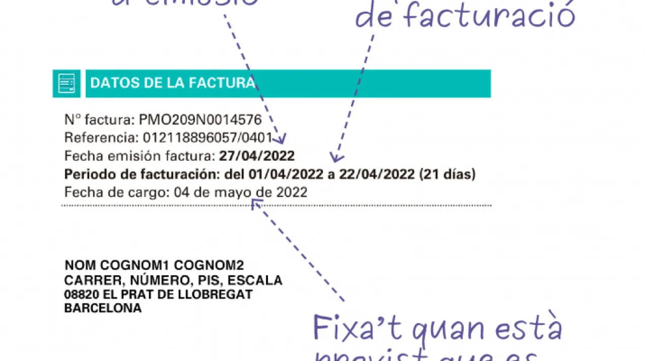 Quina potència hem de contractar per no pagar més electricitat de la que necessitem? En què ens hem de fixar quan rebem la factura d'energia? Si voleu resoldre aquests dubtes, us fem aquest taller amb tota la informació necessària per estalviar consum i diners a la factura elètrica.  Per a poder assistir a la sessió us heu d'apuntar en el següent formulari: https://forms.gle/w1s6kBhLMgadzoDf7​   És important realitzar la inscripció prèvia.  Veure més